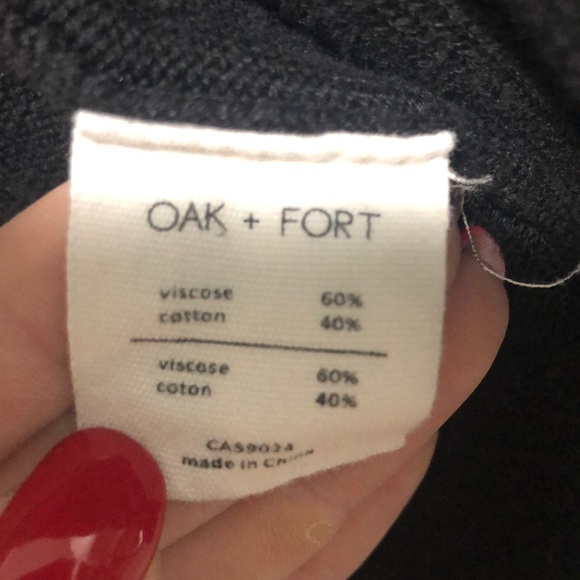 Oak & Fort Black Sweater - Picture 4 of 4